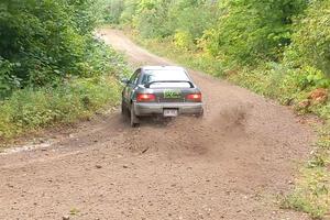 Jordan Locher / Tom Addison Subaru Impreza 2.5RS on SS1, Steamboat I.