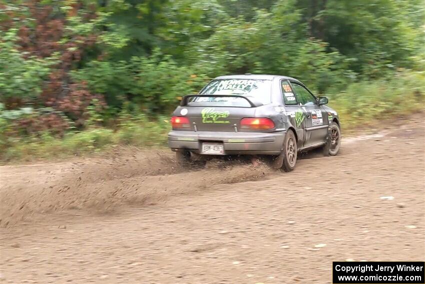 Jordan Locher / Tom Addison Subaru Impreza 2.5RS on SS1, Steamboat I.