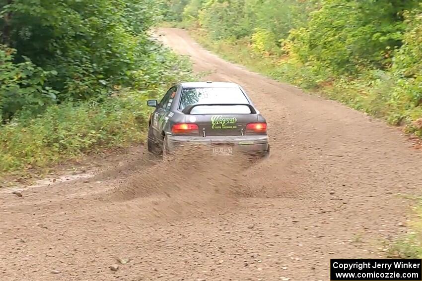 Jordan Locher / Tom Addison Subaru Impreza 2.5RS on SS1, Steamboat I.