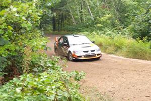 Kyle Tilley / Tim Whitteridge Mitsubishi Lancer Evo VIII on SS1, Steamboat I.