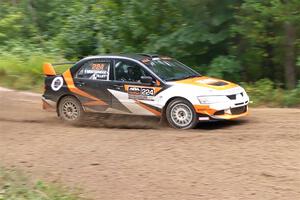 Kyle Tilley / Tim Whitteridge Mitsubishi Lancer Evo VIII on SS1, Steamboat I.