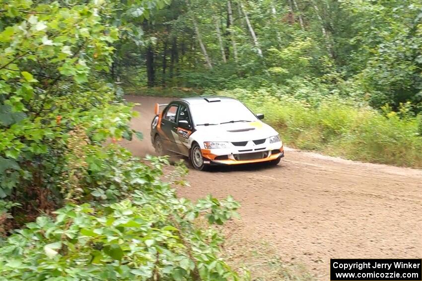 Kyle Tilley / Tim Whitteridge Mitsubishi Lancer Evo VIII on SS1, Steamboat I.