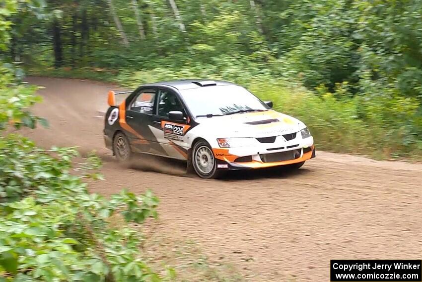 Kyle Tilley / Tim Whitteridge Mitsubishi Lancer Evo VIII on SS1, Steamboat I.