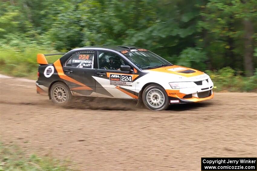 Kyle Tilley / Tim Whitteridge Mitsubishi Lancer Evo VIII on SS1, Steamboat I.