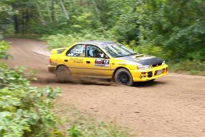 Steve Gingras / Katie Gingras Subaru Impreza on SS1, Steamboat I.