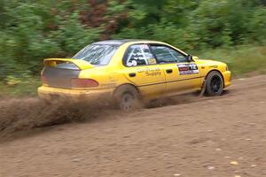 Steve Gingras / Katie Gingras Subaru Impreza on SS1, Steamboat I.