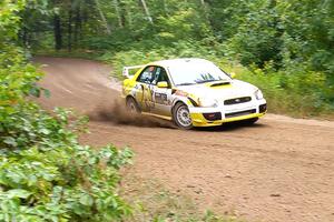 Mark Williams / Steve Harrell Subaru WRX STi on SS1, Steamboat I.