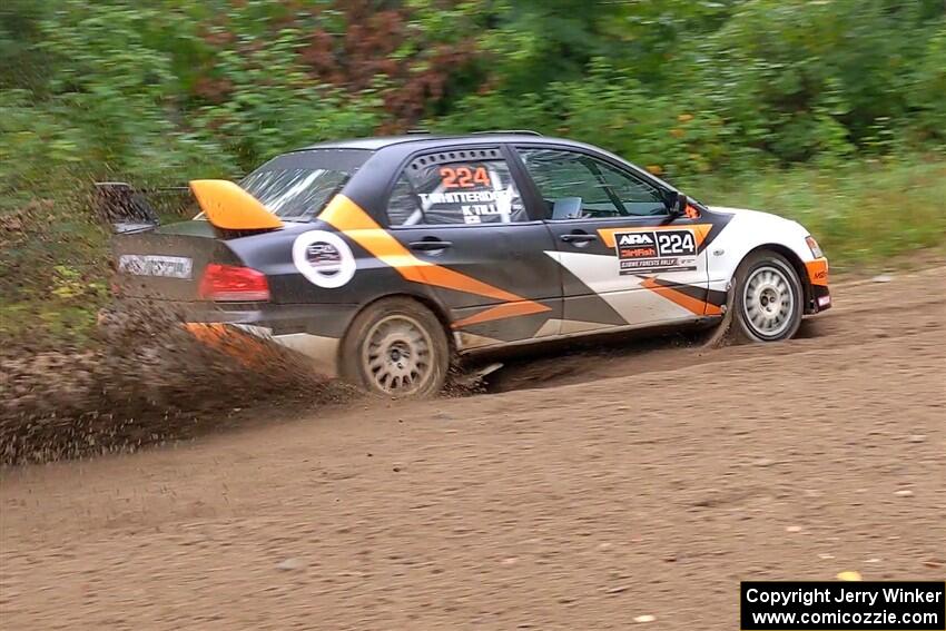 Kyle Tilley / Tim Whitteridge Mitsubishi Lancer Evo VIII on SS1, Steamboat I.