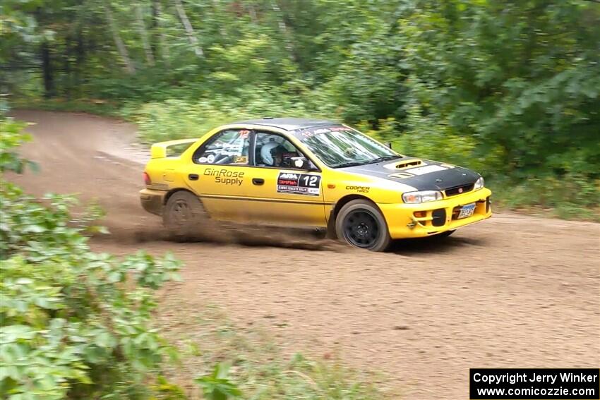 Steve Gingras / Katie Gingras Subaru Impreza on SS1, Steamboat I.