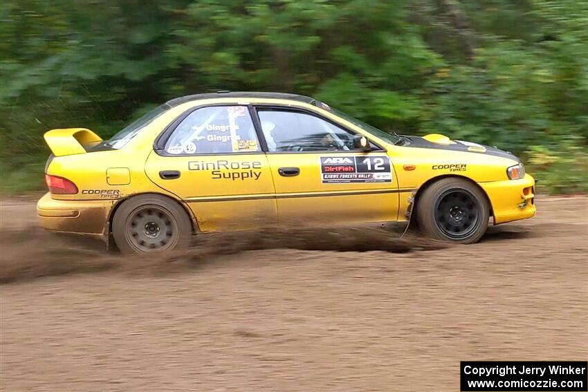 Steve Gingras / Katie Gingras Subaru Impreza on SS1, Steamboat I.