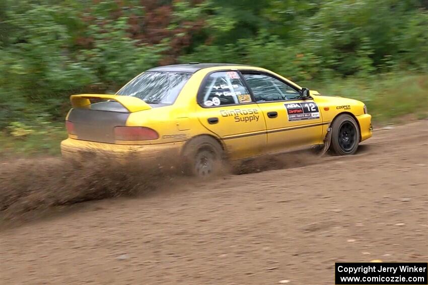 Steve Gingras / Katie Gingras Subaru Impreza on SS1, Steamboat I.