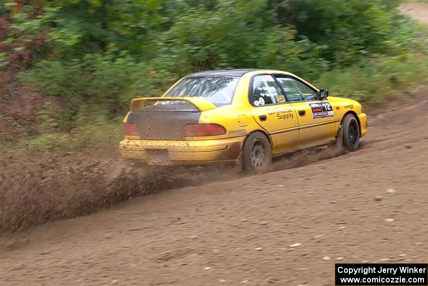 Steve Gingras / Katie Gingras Subaru Impreza on SS1, Steamboat I.