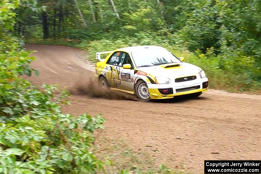 Mark Williams / Steve Harrell Subaru WRX STi on SS1, Steamboat I.