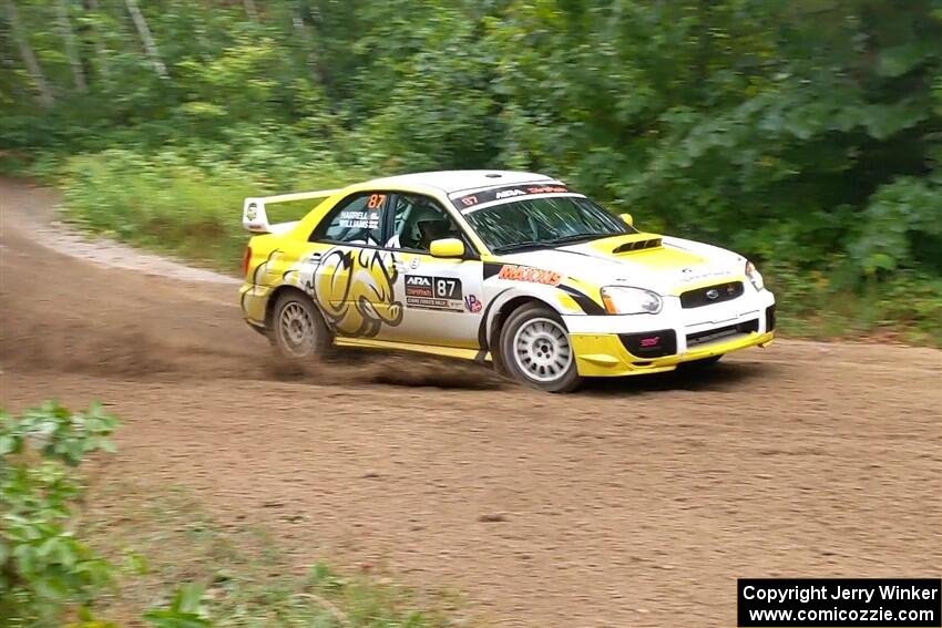 Mark Williams / Steve Harrell Subaru WRX STi on SS1, Steamboat I.