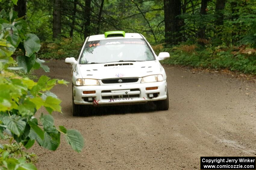 Jordon Haberer / Kevin Allen Subaru Impreza on SS1, Steamboat I.