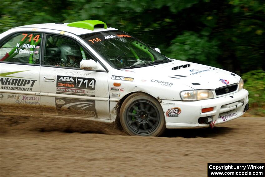 Jordon Haberer / Kevin Allen Subaru Impreza on SS1, Steamboat I.