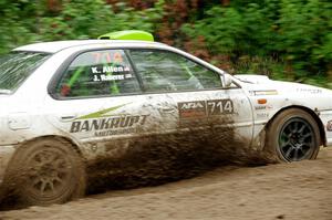 Jordon Haberer / Kevin Allen Subaru Impreza on SS1, Steamboat I.