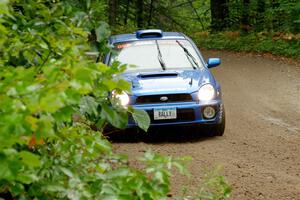 Jeff Timpe / Joe Patava Subaru WRX on SS1, Steamboat I.