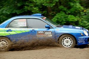 Jeff Timpe / Joe Patava Subaru WRX on SS1, Steamboat I.