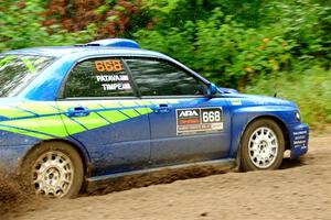 Jeff Timpe / Joe Patava Subaru WRX on SS1, Steamboat I.