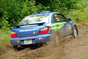 Jeff Timpe / Joe Patava Subaru WRX on SS1, Steamboat I.