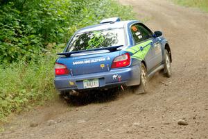 Jeff Timpe / Joe Patava Subaru WRX on SS1, Steamboat I.