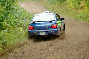 Jeff Timpe / Joe Patava Subaru WRX on SS1, Steamboat I.