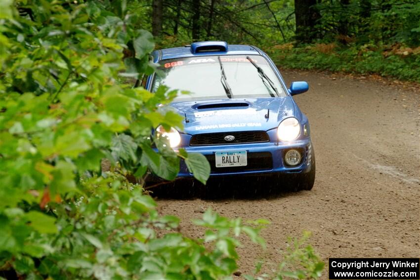 Jeff Timpe / Joe Patava Subaru WRX on SS1, Steamboat I.