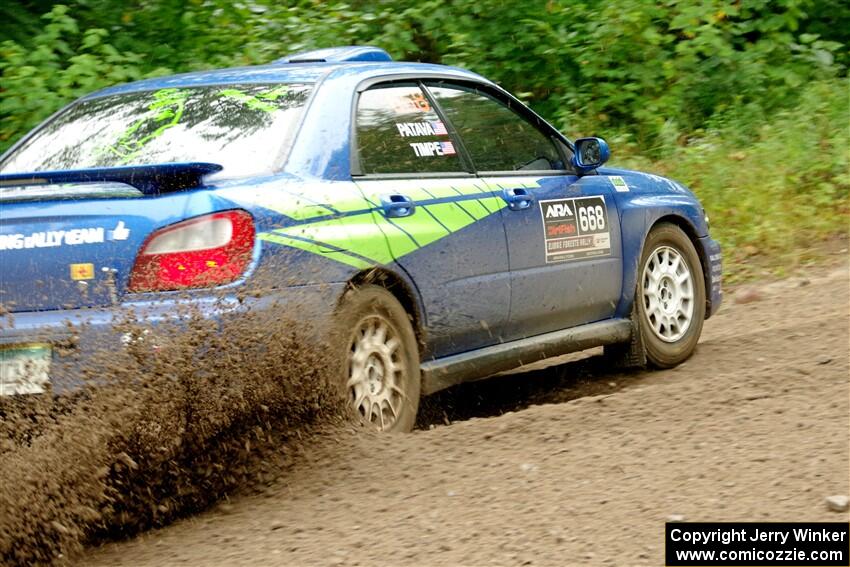 Jeff Timpe / Joe Patava Subaru WRX on SS1, Steamboat I.