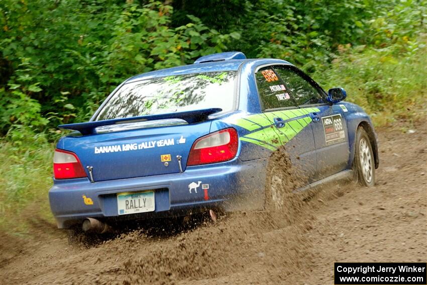 Jeff Timpe / Joe Patava Subaru WRX on SS1, Steamboat I.