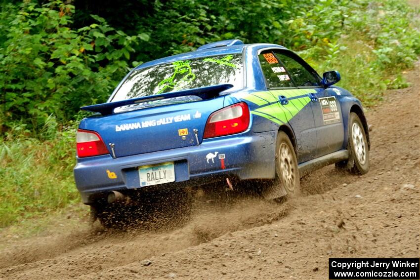 Jeff Timpe / Joe Patava Subaru WRX on SS1, Steamboat I.