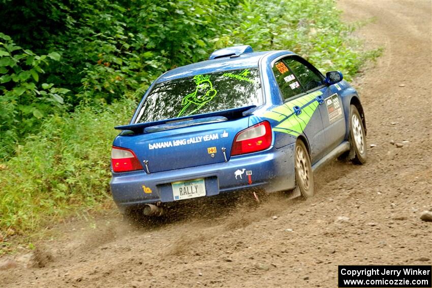 Jeff Timpe / Joe Patava Subaru WRX on SS1, Steamboat I.