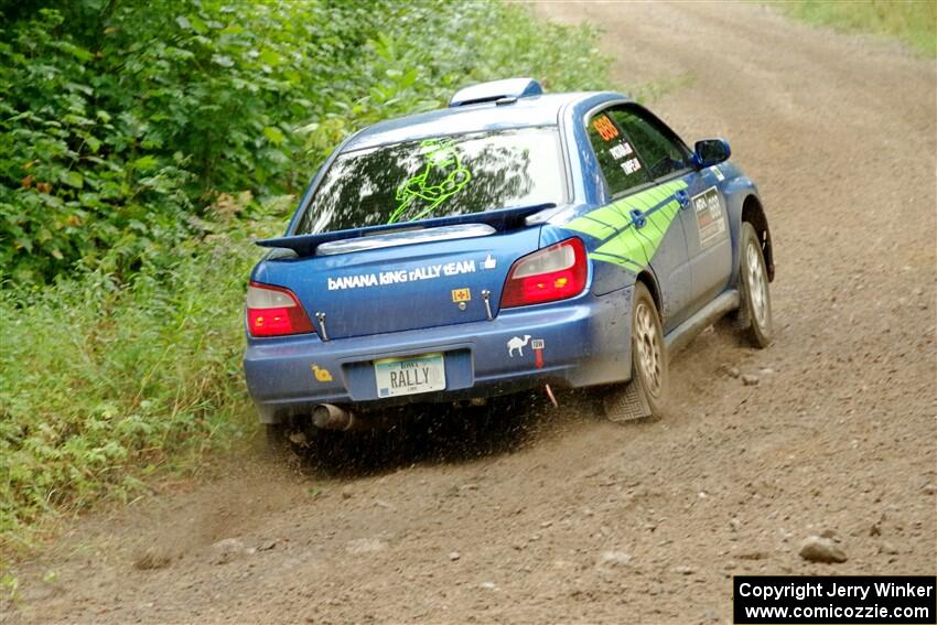 Jeff Timpe / Joe Patava Subaru WRX on SS1, Steamboat I.