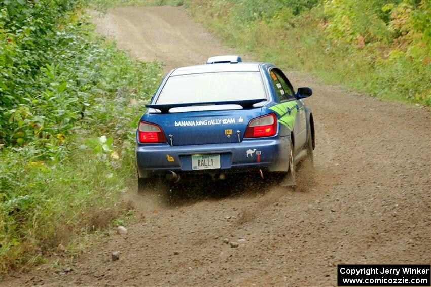 Jeff Timpe / Joe Patava Subaru WRX on SS1, Steamboat I.