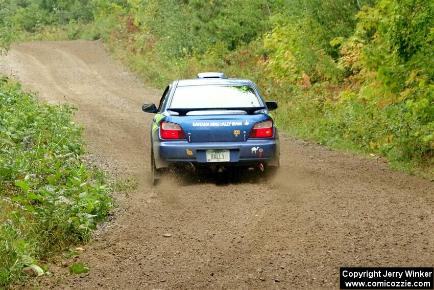 Jeff Timpe / Joe Patava Subaru WRX on SS1, Steamboat I.