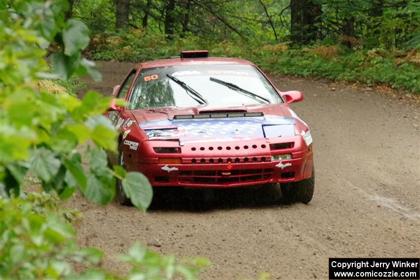 Al Dantes, Jr. / Andrew Sims Mazda RX-7 LS on SS1, Steamboat I.