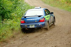 Jeff Timpe / Joe Patava Subaru WRX on SS1, Steamboat I.