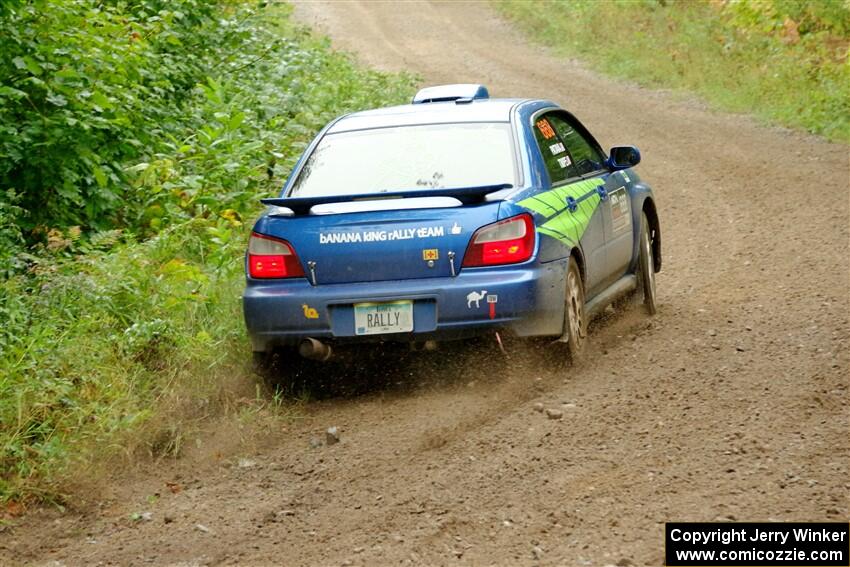 Jeff Timpe / Joe Patava Subaru WRX on SS1, Steamboat I.