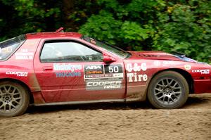 Al Dantes, Jr. / Andrew Sims Mazda RX-7 LS on SS1, Steamboat I.