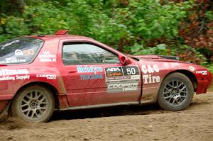 Al Dantes, Jr. / Andrew Sims Mazda RX-7 LS on SS1, Steamboat I.