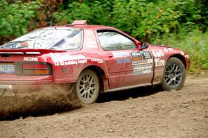 Al Dantes, Jr. / Andrew Sims Mazda RX-7 LS on SS1, Steamboat I.