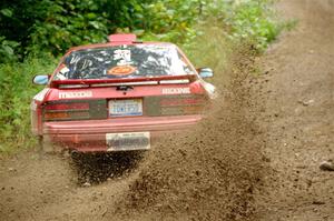 Al Dantes, Jr. / Andrew Sims Mazda RX-7 LS on SS1, Steamboat I.