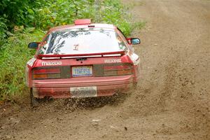 Al Dantes, Jr. / Andrew Sims Mazda RX-7 LS on SS1, Steamboat I.