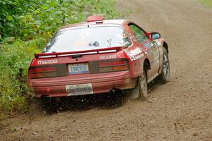 Al Dantes, Jr. / Andrew Sims Mazda RX-7 LS on SS1, Steamboat I.