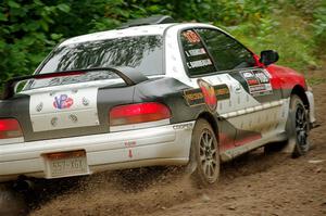 Chris Barribeau / Alex Ferencz Subaru Impreza RS on SS1, Steamboat I.