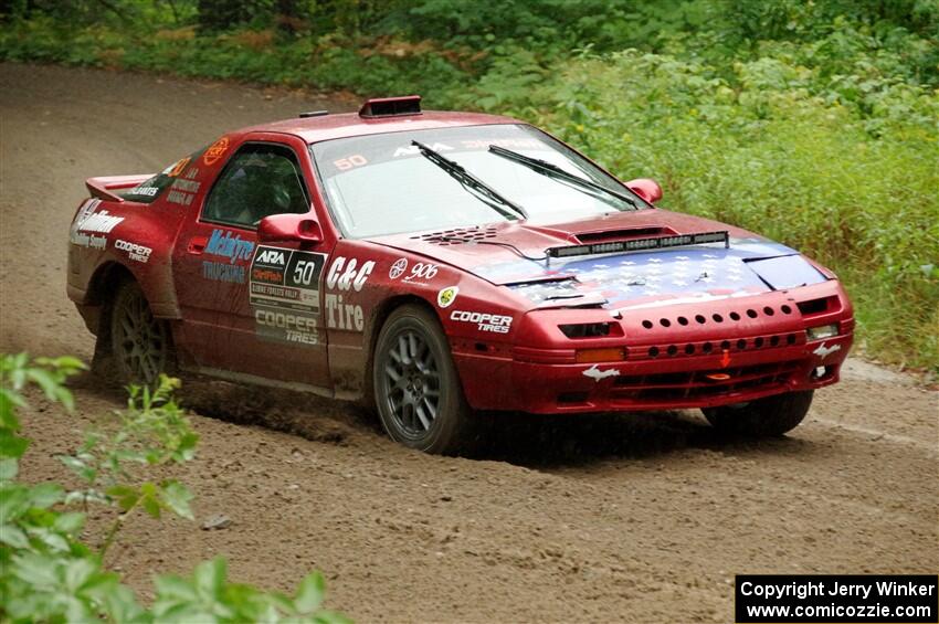 Al Dantes, Jr. / Andrew Sims Mazda RX-7 LS on SS1, Steamboat I.