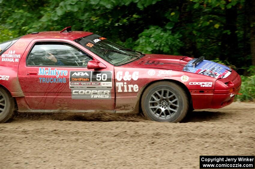 Al Dantes, Jr. / Andrew Sims Mazda RX-7 LS on SS1, Steamboat I.