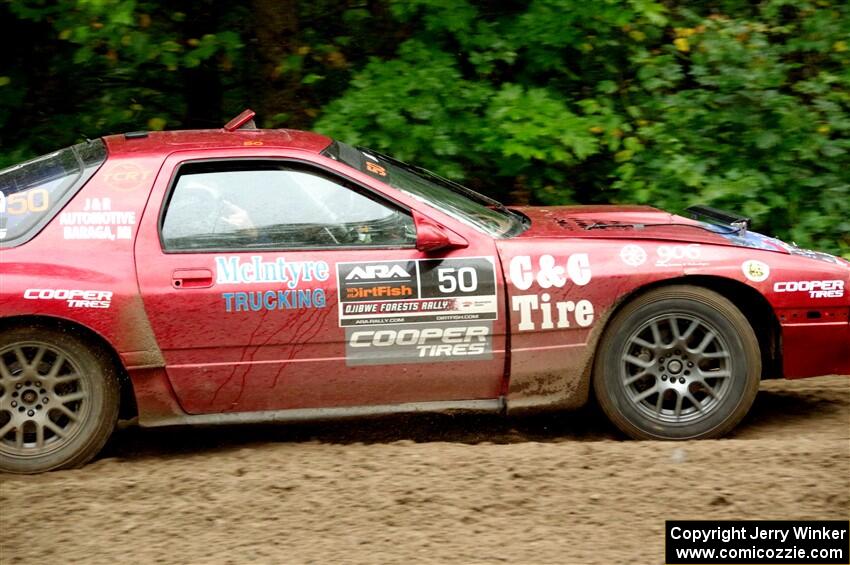 Al Dantes, Jr. / Andrew Sims Mazda RX-7 LS on SS1, Steamboat I.