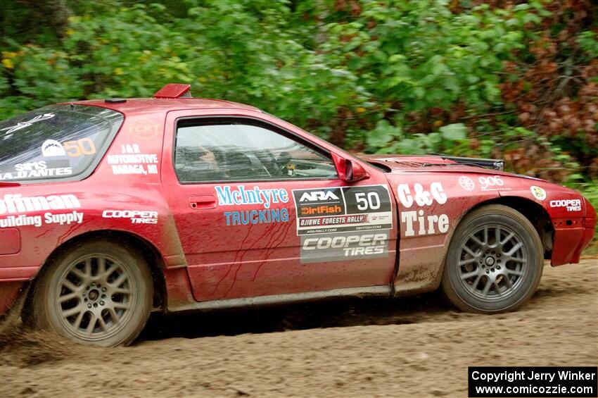 Al Dantes, Jr. / Andrew Sims Mazda RX-7 LS on SS1, Steamboat I.