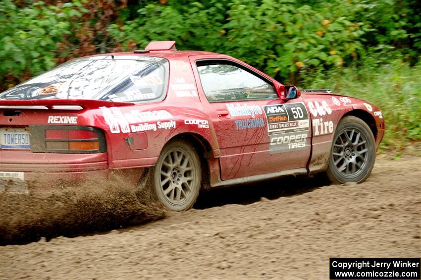 Al Dantes, Jr. / Andrew Sims Mazda RX-7 LS on SS1, Steamboat I.